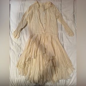 Free People Ivory Blouse